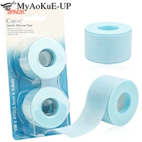 2pcs eyelash extension tape paper eye patch sticker eye pad blue micropore tape %e2%80%8bcilia adhesive tape for extension lash supplies