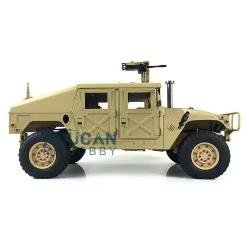 HG 1/10 масштаб 4*4 Hummer военный автомобиль P408 гоночный Радиоуправляемый с ESC моторный