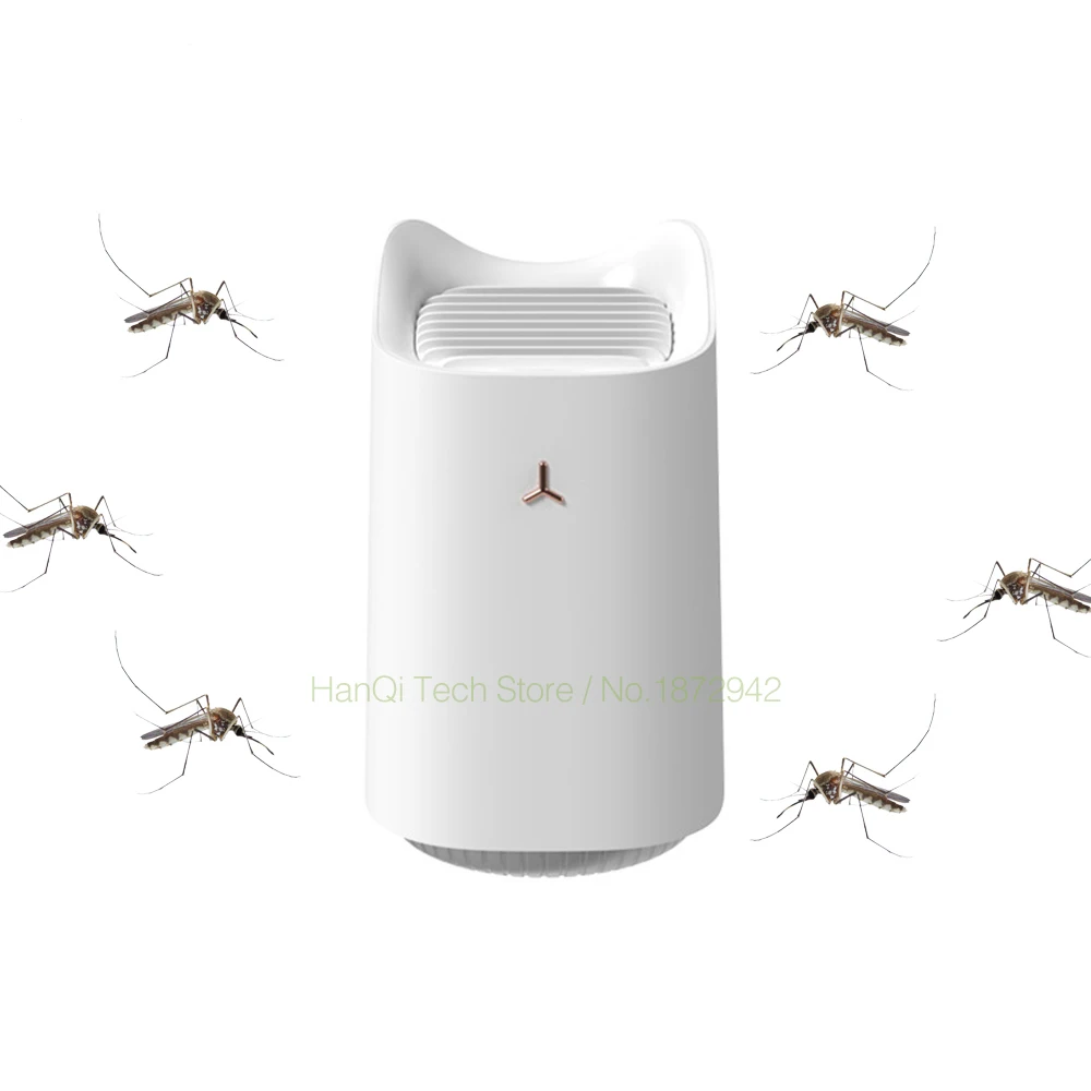 Синий светильник лампа-убийца комаров зарядка через USB Электрический