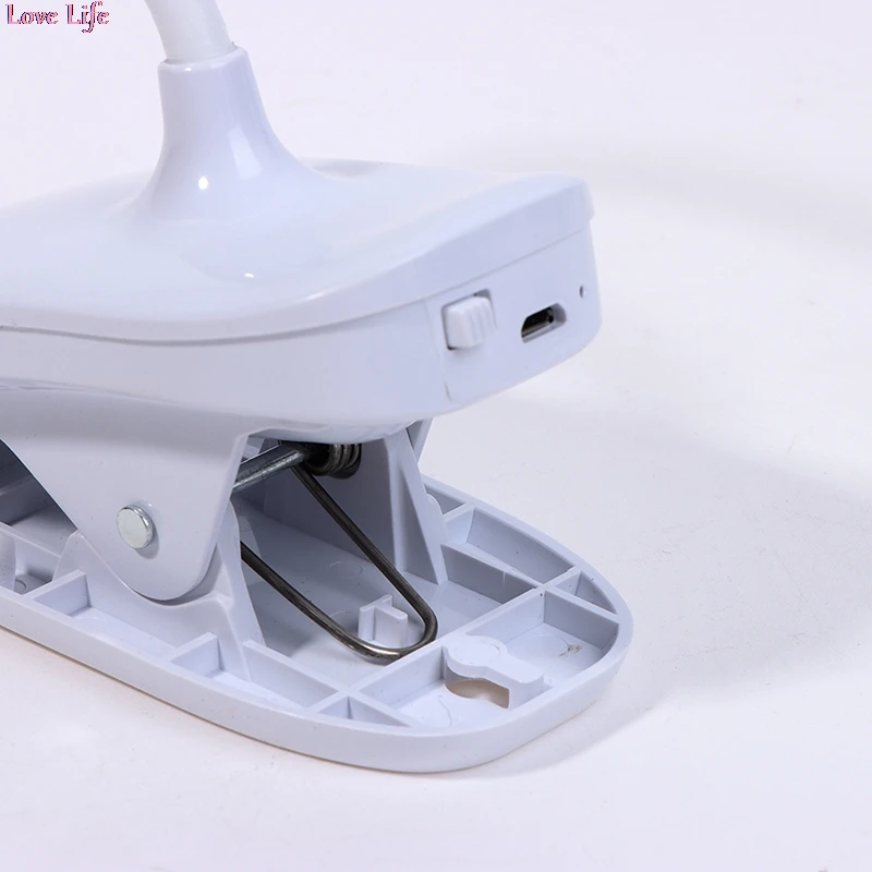 

Portable Rechargeable LED Desk Lamp 3Modes 7000K Eye Protection Clip Table Lamps