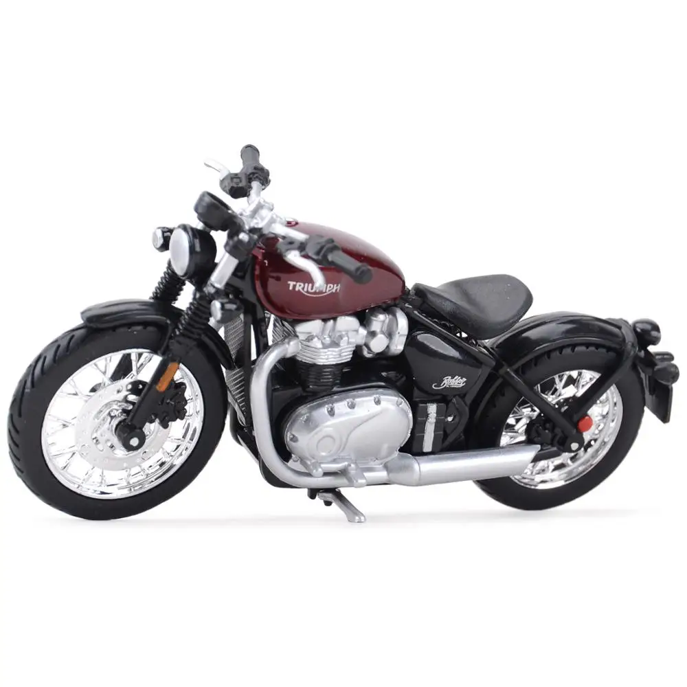 Bburago 1:18 Triumph Bonneville Bobber Коллекционная модель мотоцикла игрушки года|Модели