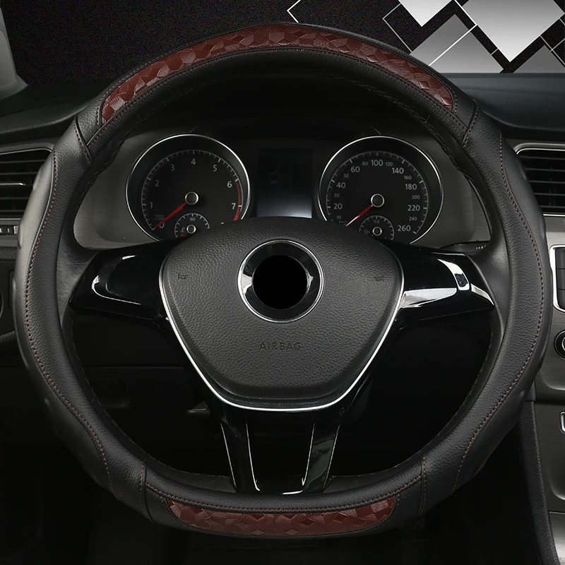 D образный чехол на руль для VW Golf 7 Polo- Scirocco Jetta 6- Santana- авто аксессуары