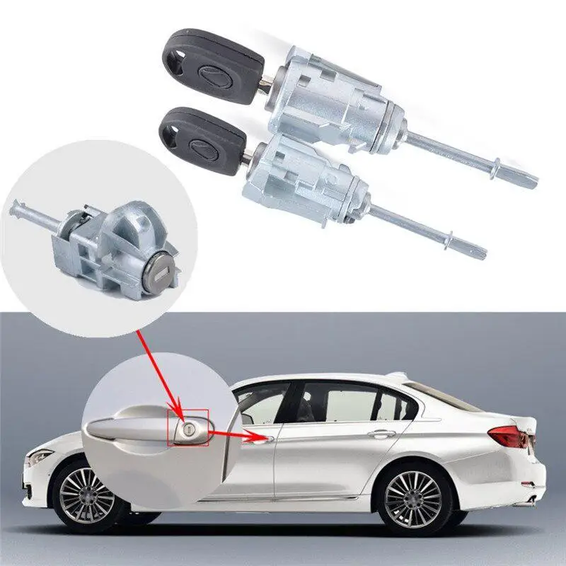 Левый и правый сердцевина дверного замка сплава цинка дверных замков барабанный