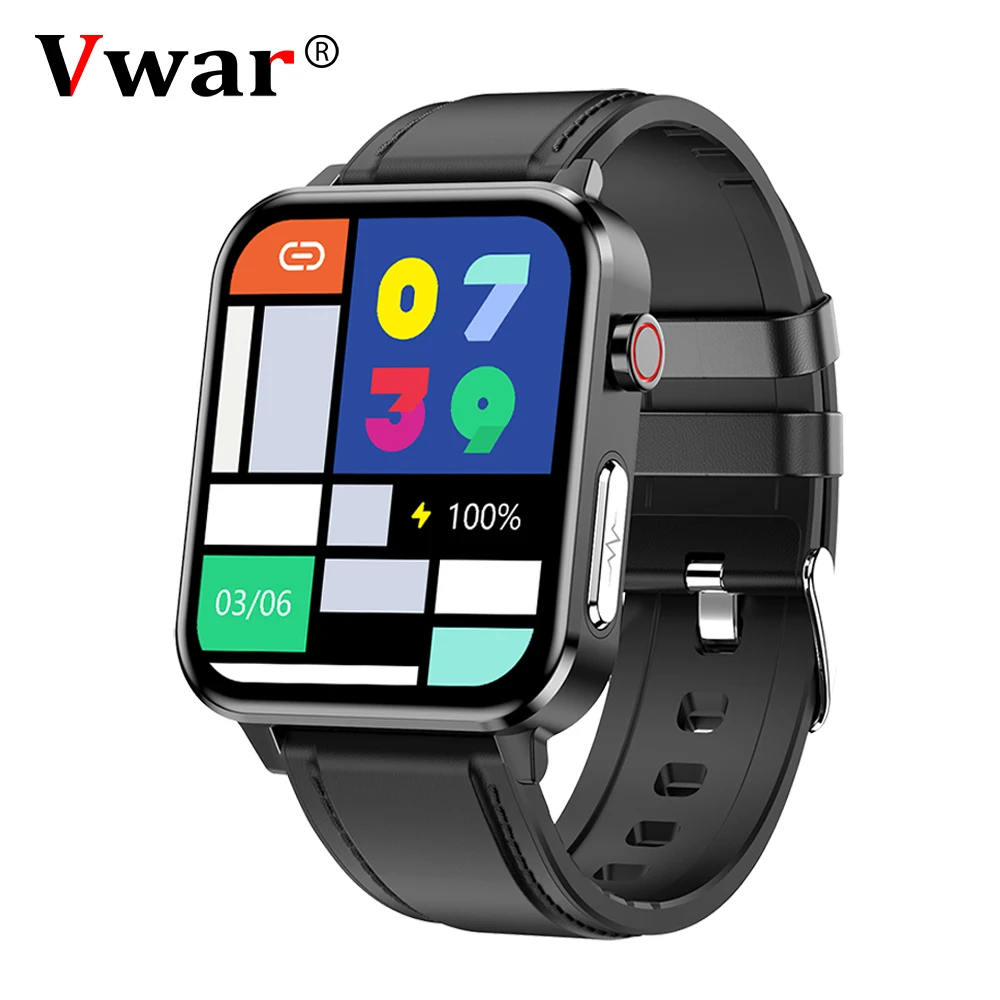 Vwar Fly4 Pro Смарт часы для поддержания здоровья ЭКГ + PPG температура тела мужчин IP68