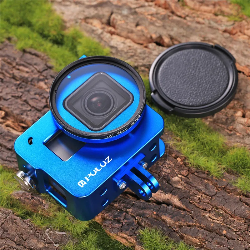 Стандартная защитная рамка чехол для GoPro Прочный с 52 мм УФ фильтром объектива