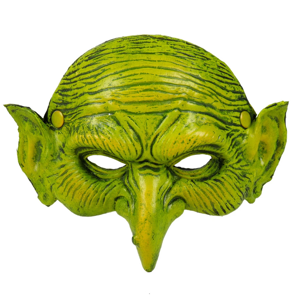 Вечерние маскарадные маски на половину лица страшное платье Хэллоуин Ведьмак ПУ