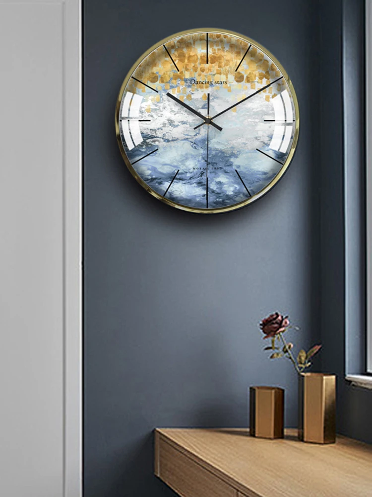 Роскошные современные настенные часы в скандинавском стиле Clcok абстрактные