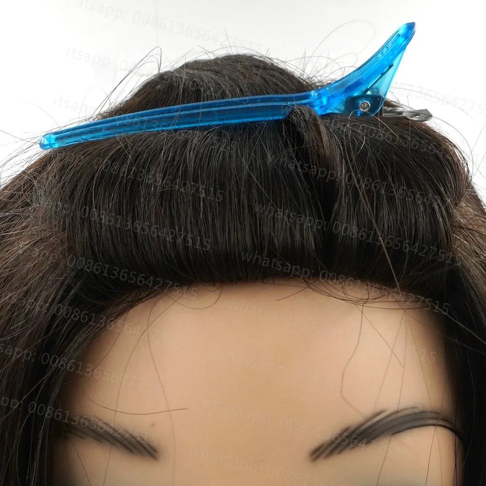 Hstonir настоящие европейские волосы remy сложенные кружева и поли покрытие спереди парик белые женские модные волосы замена G028