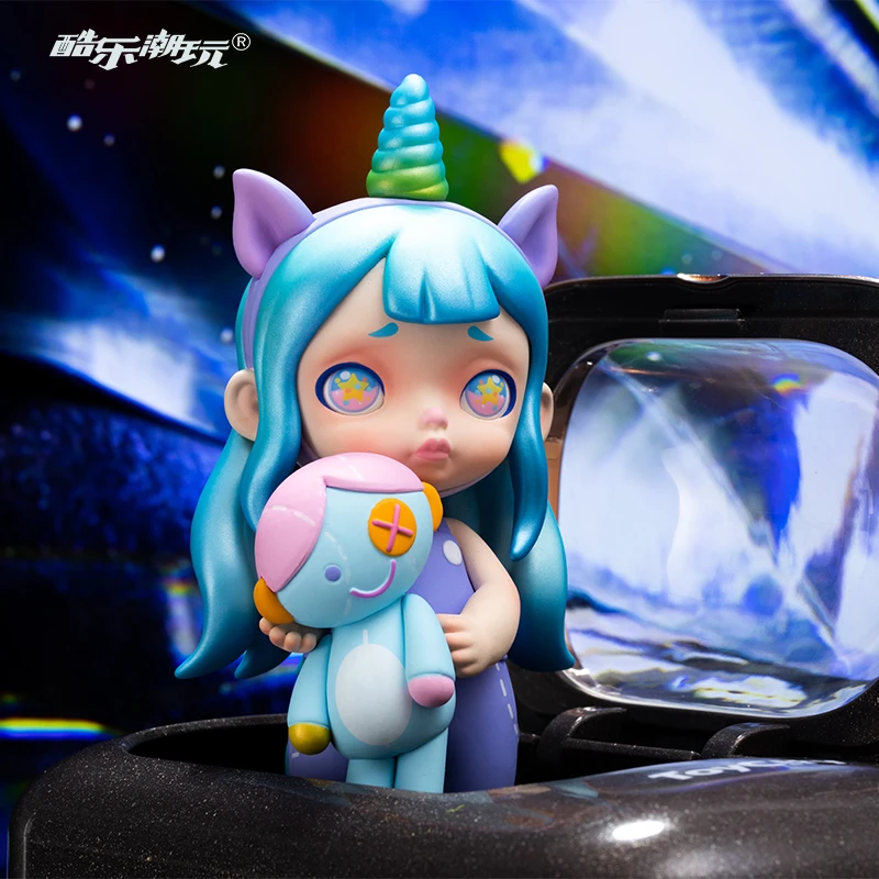 

Blind Box Toy Laura Space Capsule Lara Pajama Party Big Baby Caja Ciega Cute Kawaii Model Desktop Gift Surprise Doll Mystery Box