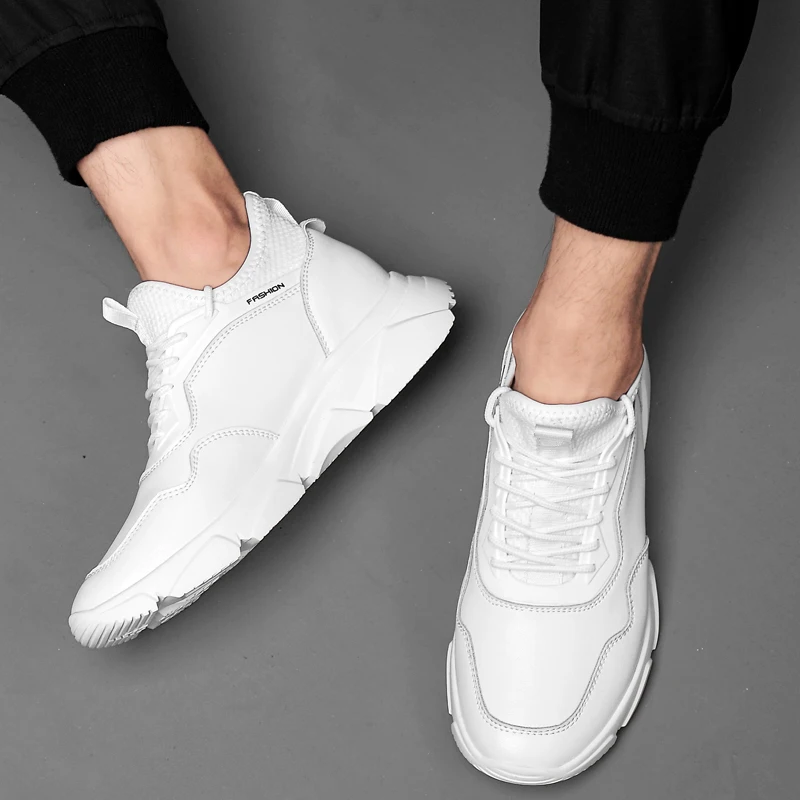 Высокие кроссовки Мужская официальная обувь 2019 Новая роскошная модная свадебная