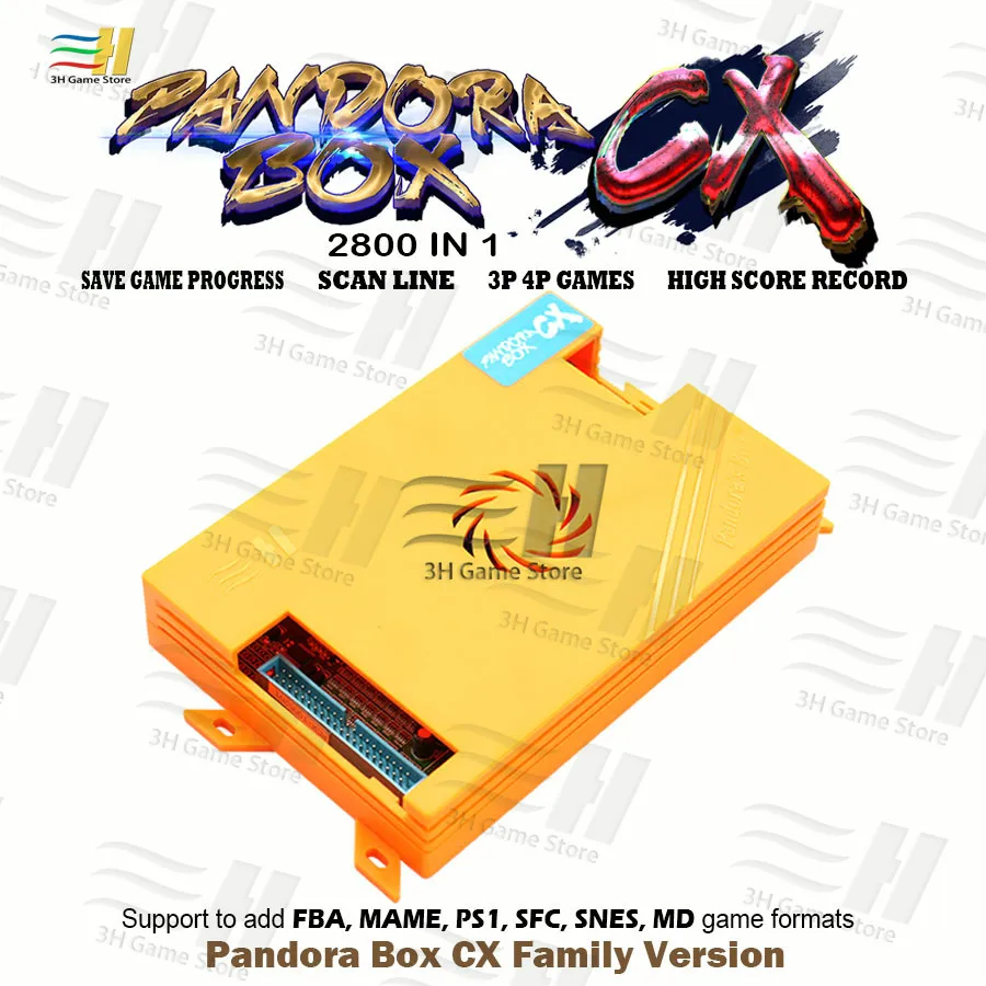 2021 Pandora Box CX 2800 в 1 семейная версия доски может сохранить игру для консольных
