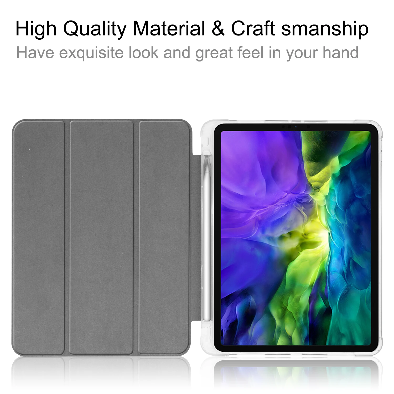 Складной чехол подставка для iPad Pro 11 2020 дюйма|Чехлы планшетов и электронных книг| |