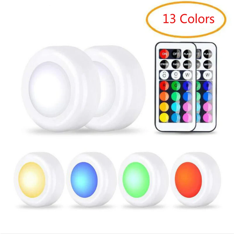 Диммируемый RGB светильник для шкафа с сенсорным датчиком лампы пультом