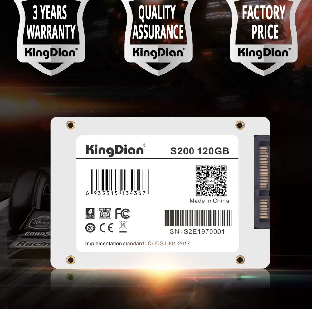 KingDian SSD 1 ТБ SATA 120gb 480gb SSD 240 gb HD SSD 2,5 ''HDD твердотельный диск Жесткий диск SATA3 для настольного ПК
