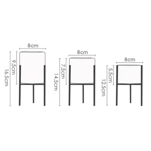 Железный завод ваза домашний декор подставка цветочных горшков под заказ