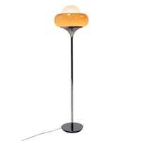 e27 egg tart lamp for dining table living room bedroom bedside led decoration brown orange floor lighting home improvement