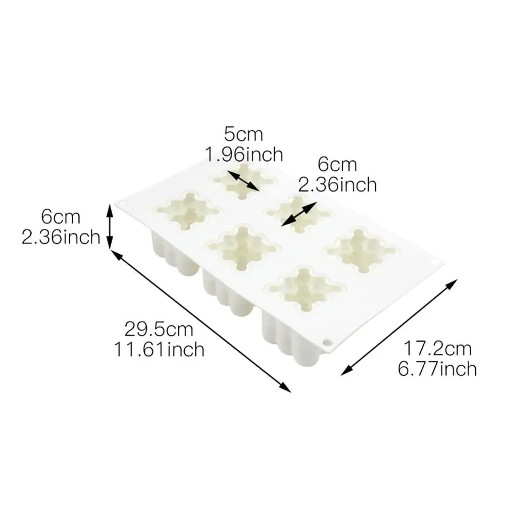 6 решеток магический шар мусс формы для выпечки тортов и пирожных Стразы Кубик