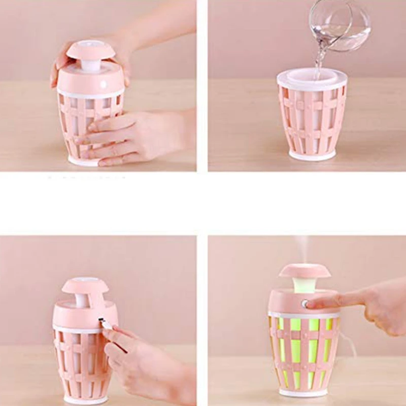 USB увлажнитель воздуха 260 мл в помещении анти сушильный таймер отключения питания