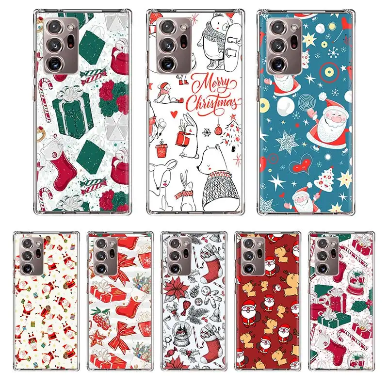 

Cartoon Cute Elk Phone Case Coque For Samsung Galaxy Note 20 Ultra Note 10 Plus 8 9 F52 F62 M31S M30S M51 M11 Cover Funda Capa