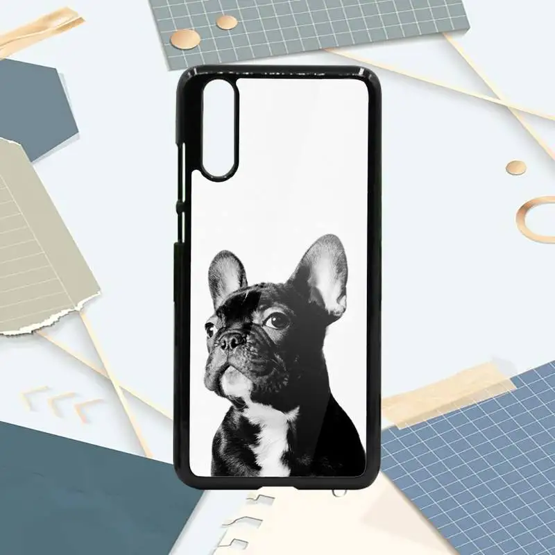 

Hot French Bulldog Dog Pug Phone Case PC For Samsung galaxy S note 8 9 20 10 e lite2019 plus pro ultra