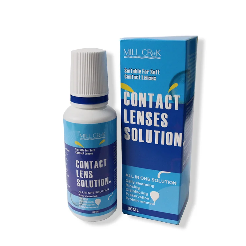 mill creek 60ml contact lens solution nursing for eyes contact lenses water liquid pupil cleaning health care portable eye drop free global shipping