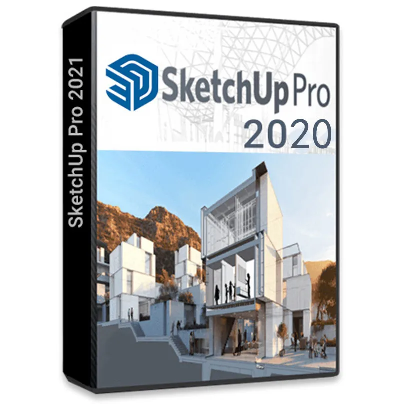 

SketchUp Pro 2020 Multilingual - 3D Design CAD - Win/Mac Lifetime Use Use