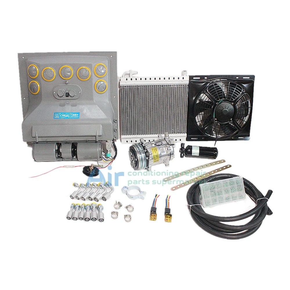 Универсальный Воздушный испаритель Backwall A/C для тяжелых машин грузовиков