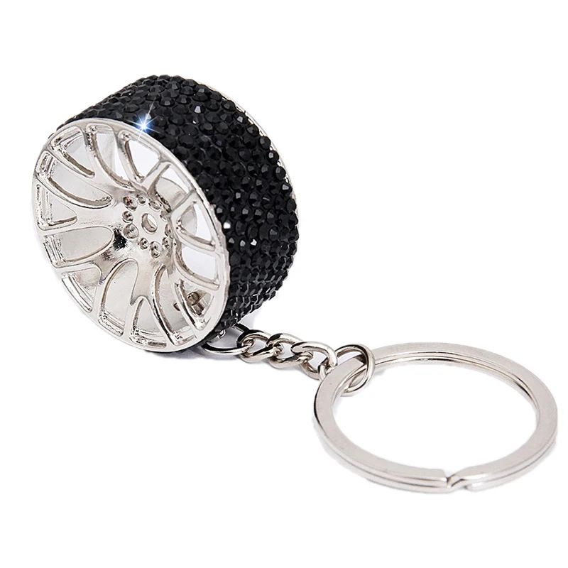 Брелок для ключей автомобильный держатель колес с алмазными шипами подходит BMW