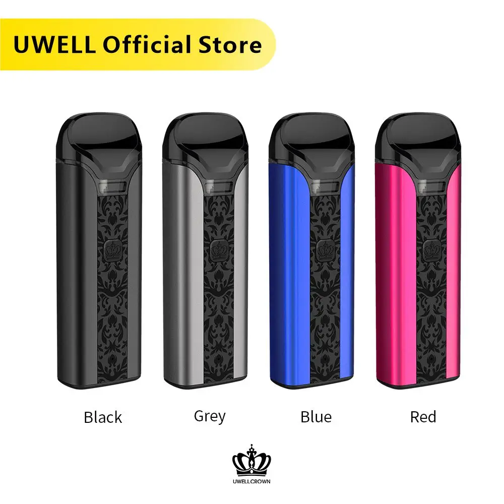 

Электронная сигарета UWELL Crown Pod, 25 Вт, 1250 мАч, 3 мл, 0,6/1,0 Ом