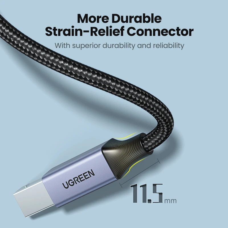 Ugreen USB C к Type B 2 0 кабель для нового MacBook Pro HP Canon Brother Epson Dell Samsung принтер сканер