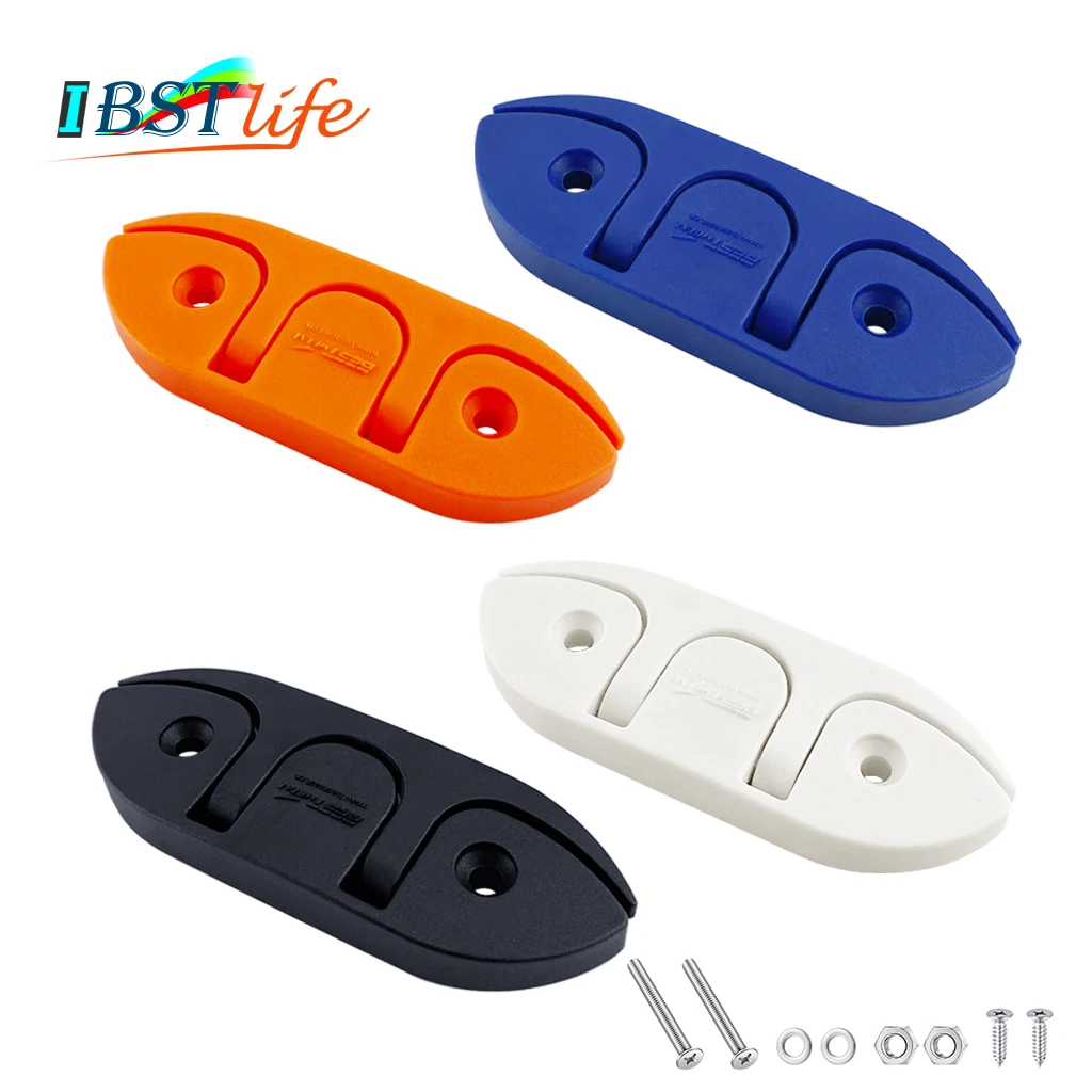 

120mm Nylon Sailboats Flip Up Folding Pull Up Cleat Dock Deck Boat marine Kayak hardware Line Rope mooring Cleat accessories