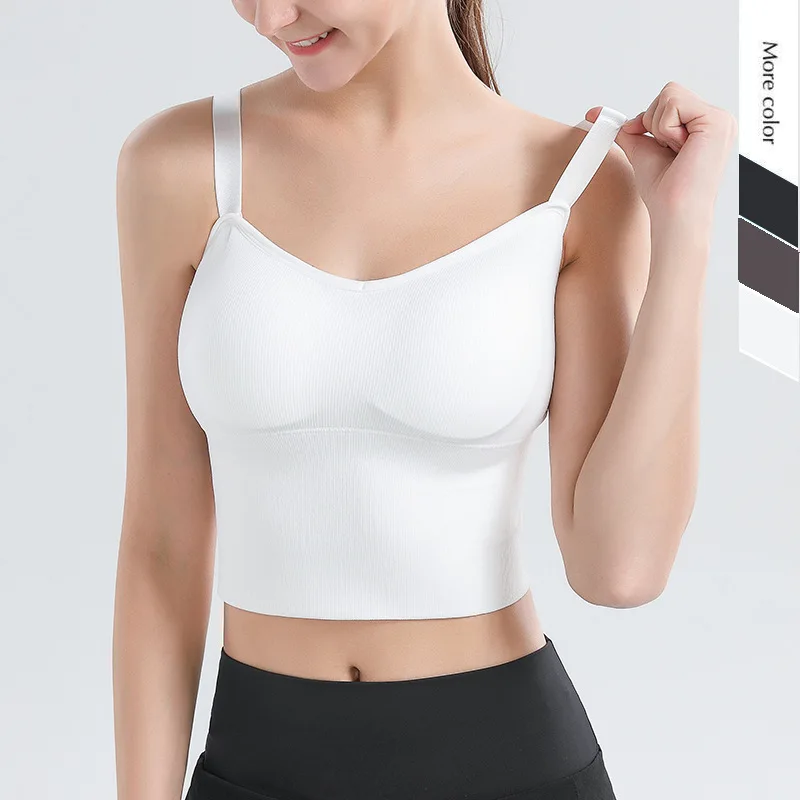 

Antibom Sports Bra Women Sexy Yoga Brassiere Gym Shockproof Running Activewear Tops Push Up Workout Fitness Sportswear