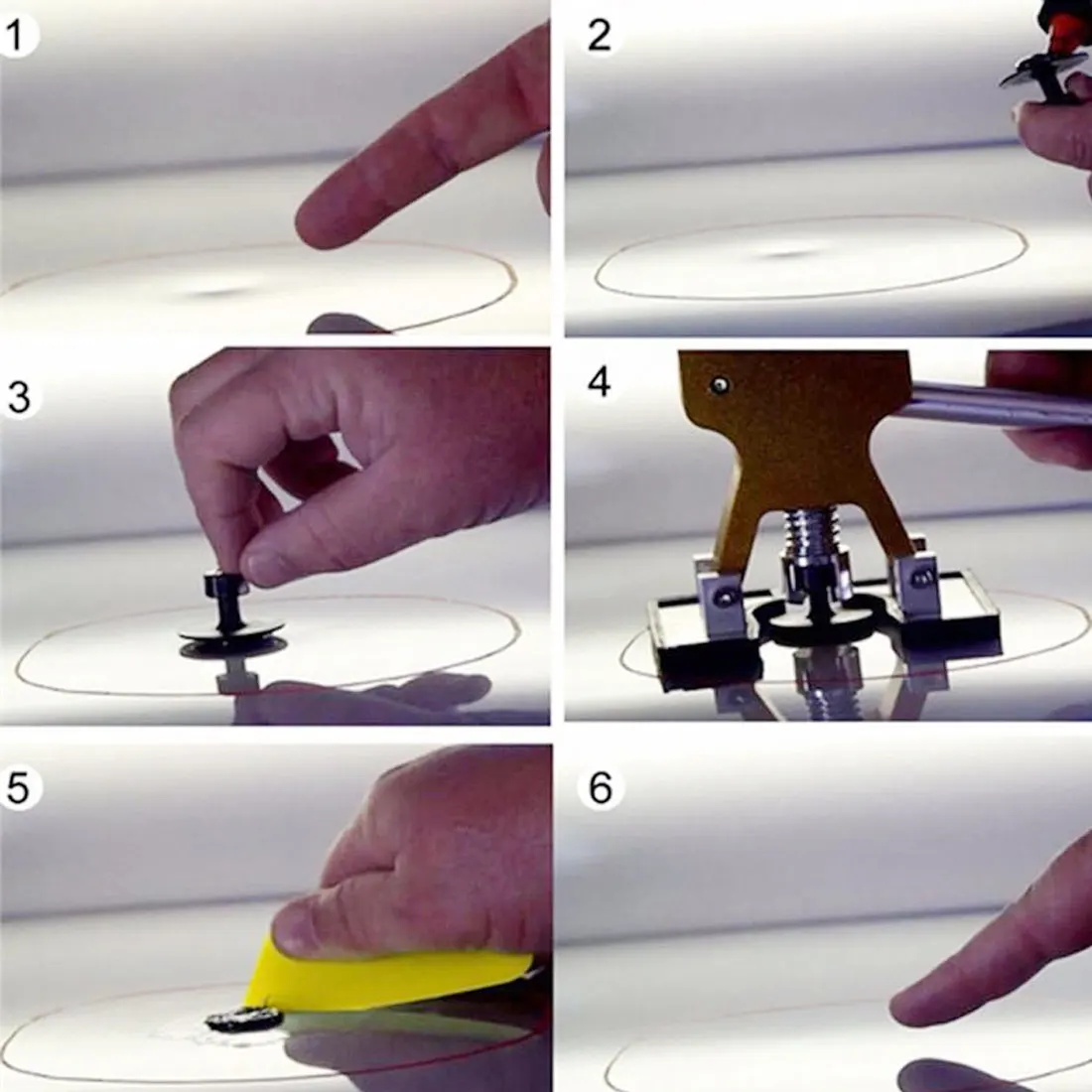 Кузова автомобиля вмятин Съемник Lifter инструмент для ремонта + 18 вкладки удаления