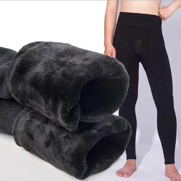

Thermal Underwear For Men Winter Underwear Long Johns Thick Fleece Leggings Wear In Cold Weather Male Plus Big Size XL To 7XL