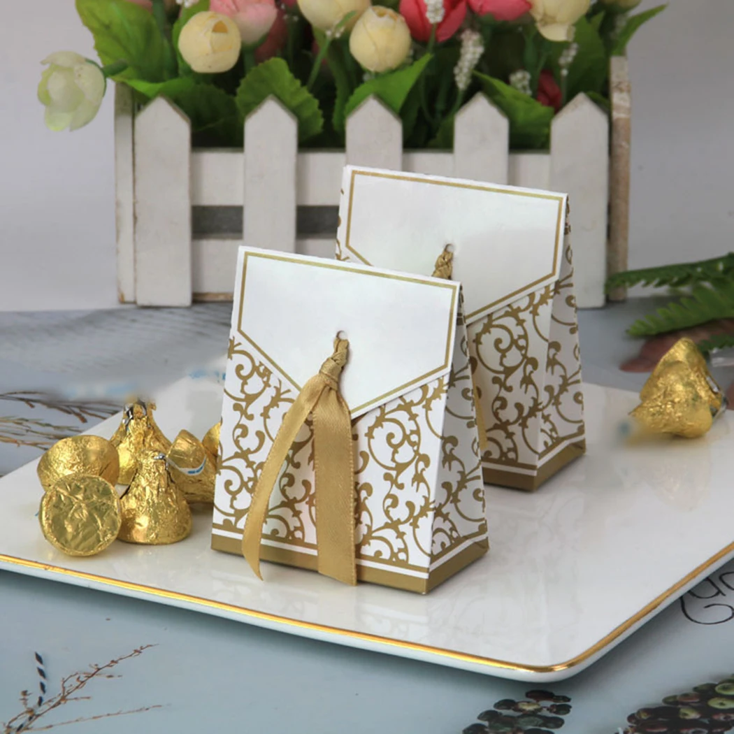 

Коробки для конфет, для вечеринки, свадьбы, 50 шт., 6,7*3,5*8,5 см, абсолютно новые