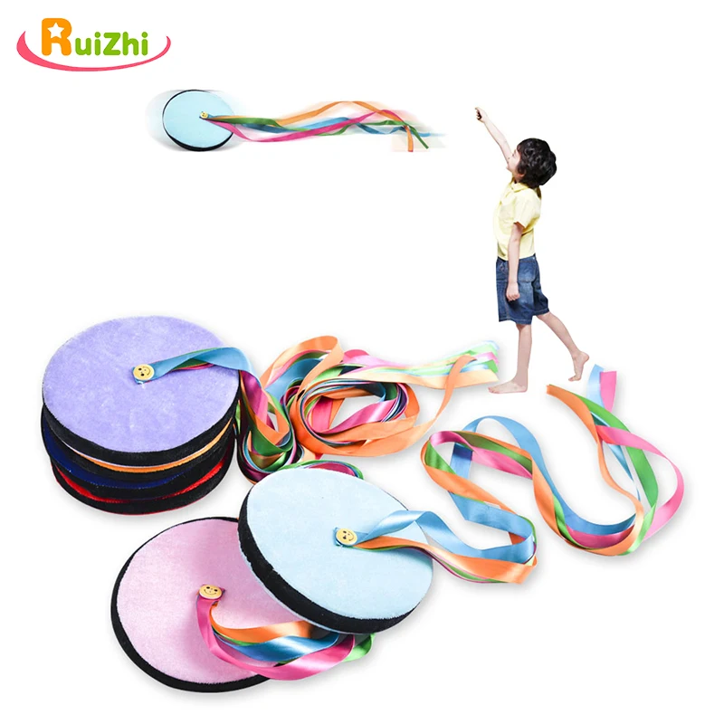 

Мягкий диск Ruizhi для безопасности детей, с лентой, для детского сада, уличное спортивное игровое оборудование, тканевое блюдце, детские игруш...