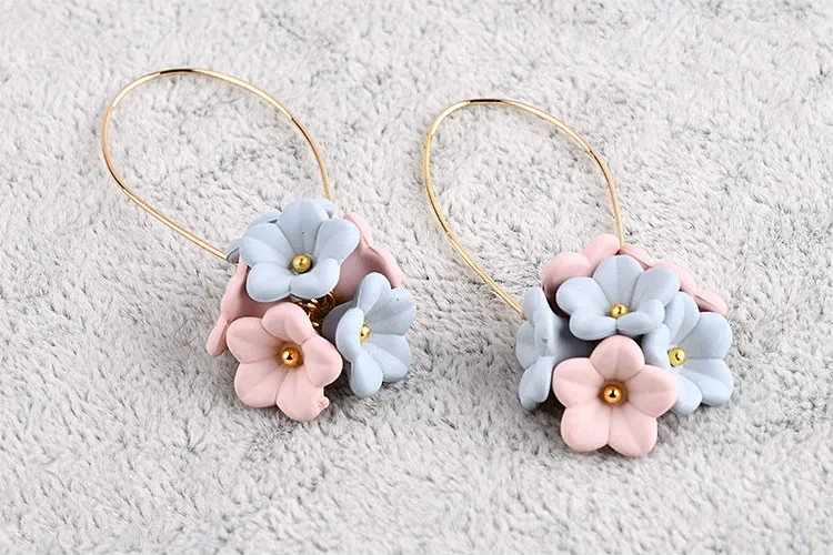 Японская и Корейская версия сладких цветочных шариков лепестков для ушей diy