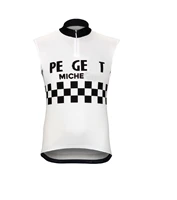 peugeotful 2 colors retro classic summer cycling vest breathable sleeveless mtb ropa ciclismo maillot gilet