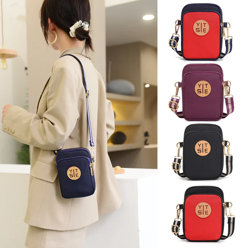 

Lightweight waterproof nylon cloth large capacity outdoor street commuter handbag fashionable ladies shoulder messenger bag