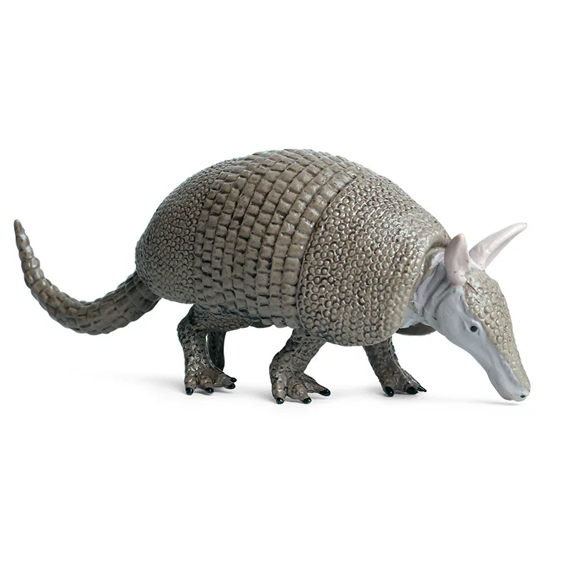 Однотонная модель Armadillo экшн-фигурки диких животных коллекционные ПВХ детские