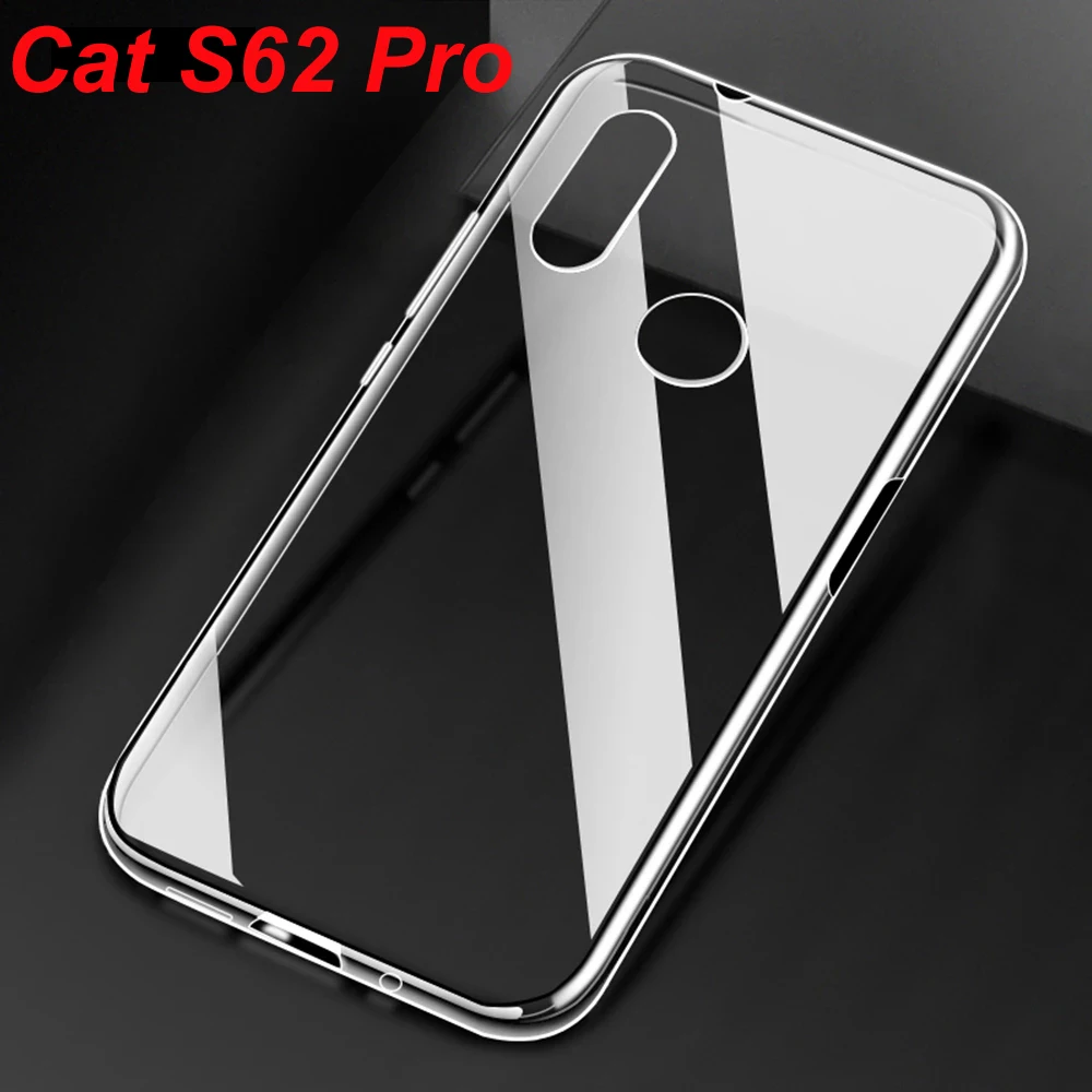 

Case For Caterpillar S62 Pro Bumper Silicon Capa Soft TPU Matte Black Phone Protector Shell For CAT S62 Protective Glass Coque