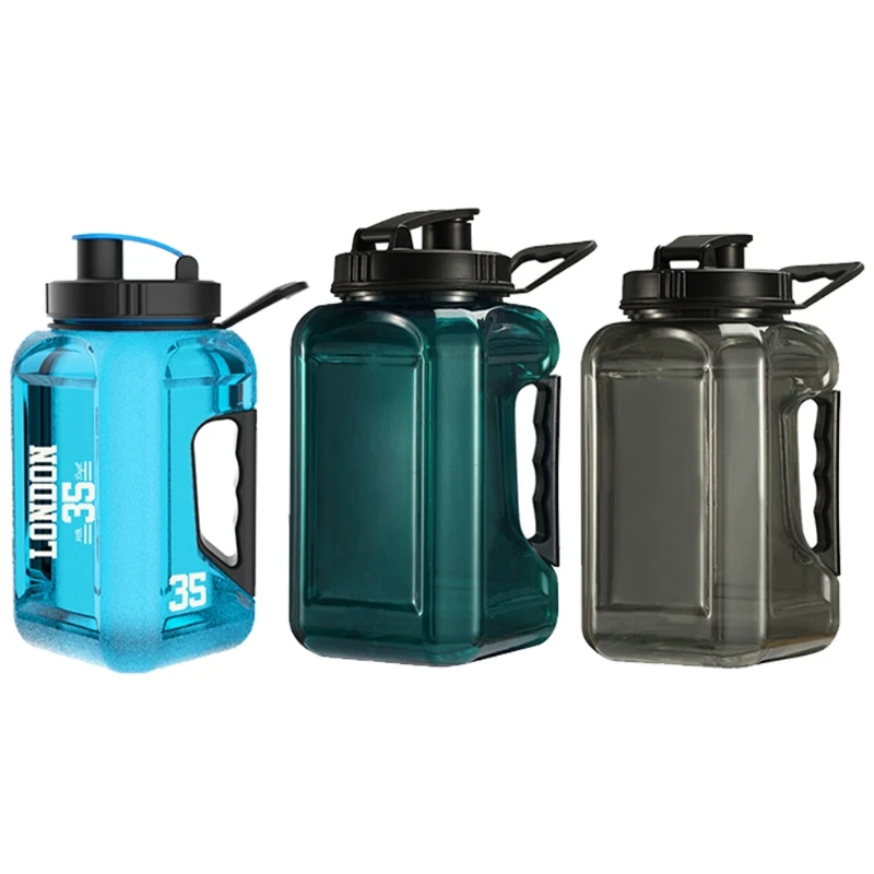 

Daily Used Water Bottle 2.4L Large Capacity Sports Drinking Kettle for Men Women Portable Water Bottle with Handle