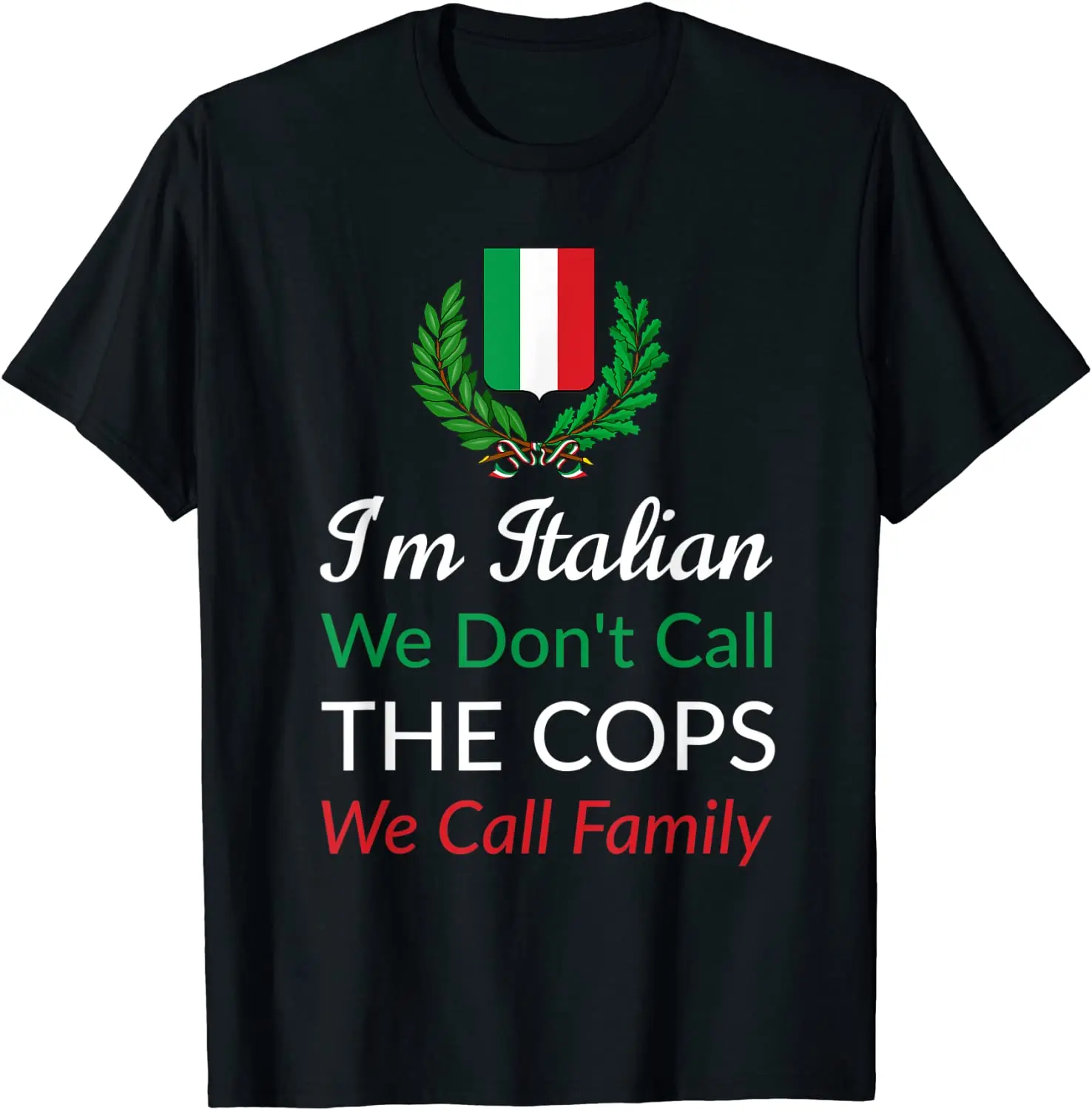 

I'm Italian - Funny Italy Mafia T-Shirt Men's T-shirt