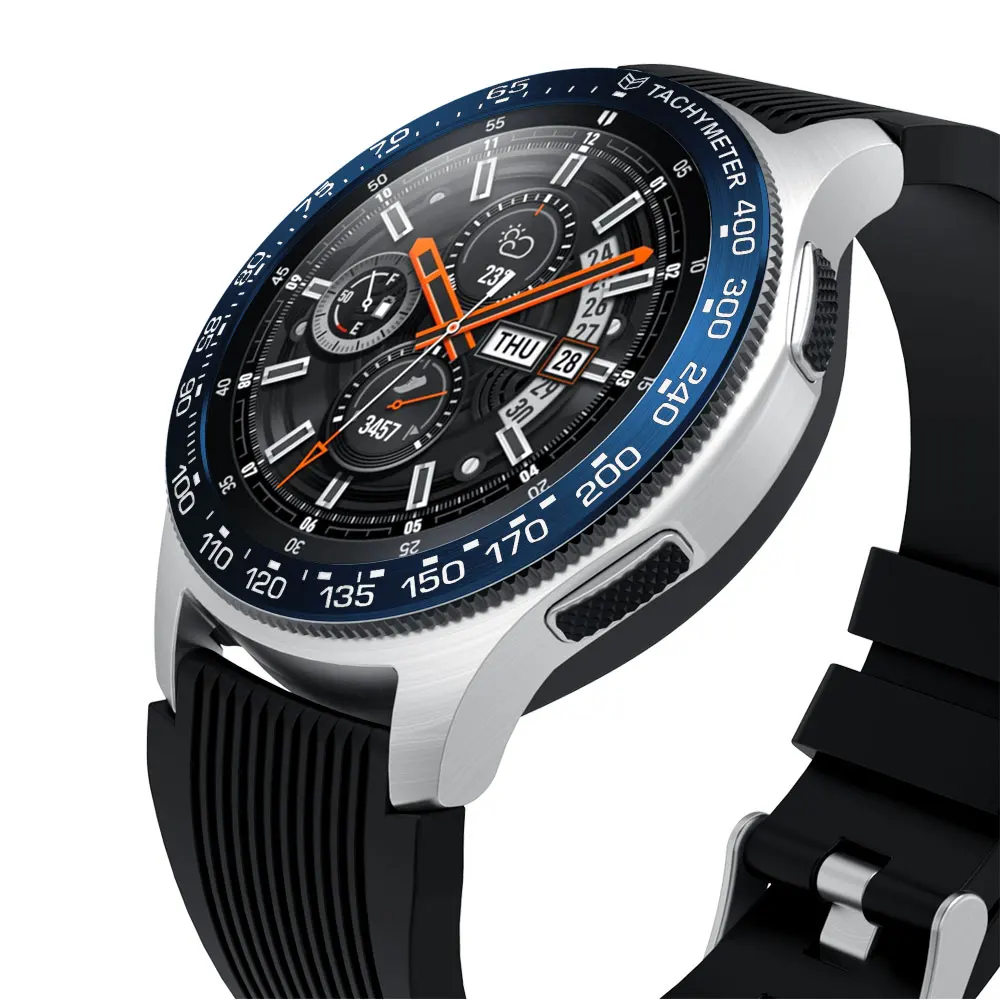 Модные часы Smart Watch Cover для samsung Galaxy 42 мм 46 драгоценный камень кольцо клеющаяся