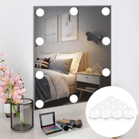 10 led bulbs mirror vanity light make up lights hollywood style touch usb 10 level 3 color dimmable lamp dressing makeup table