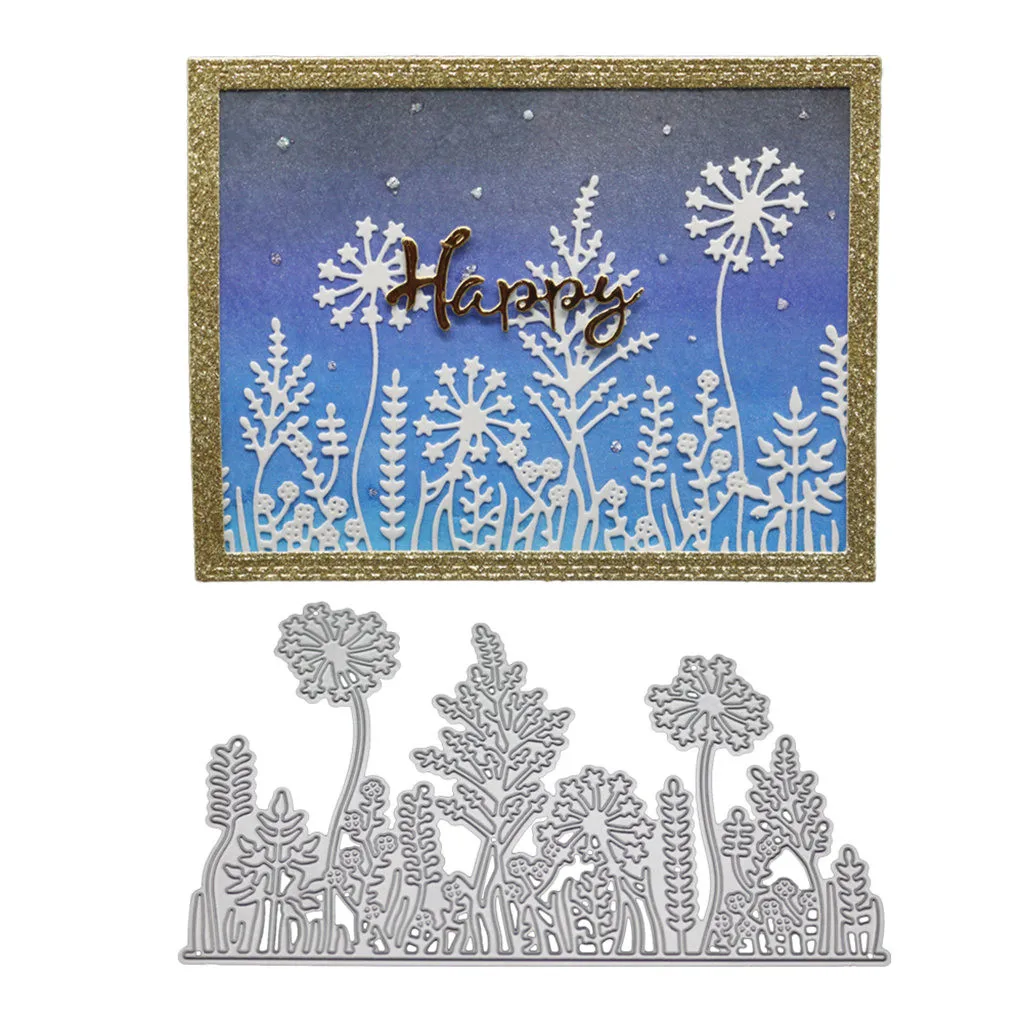 Углеродистая сталь феи с цветочным узором и кружевной каймой металлический