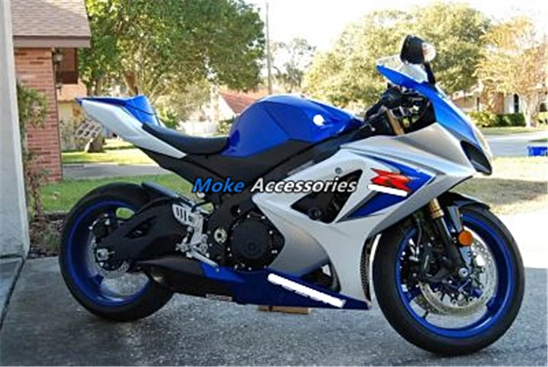 

Motorcycle Fairings Kit Fit For Gsxr1000 2007-2008 Bodywork Set High Quality Abs Injection New Silver Blue White