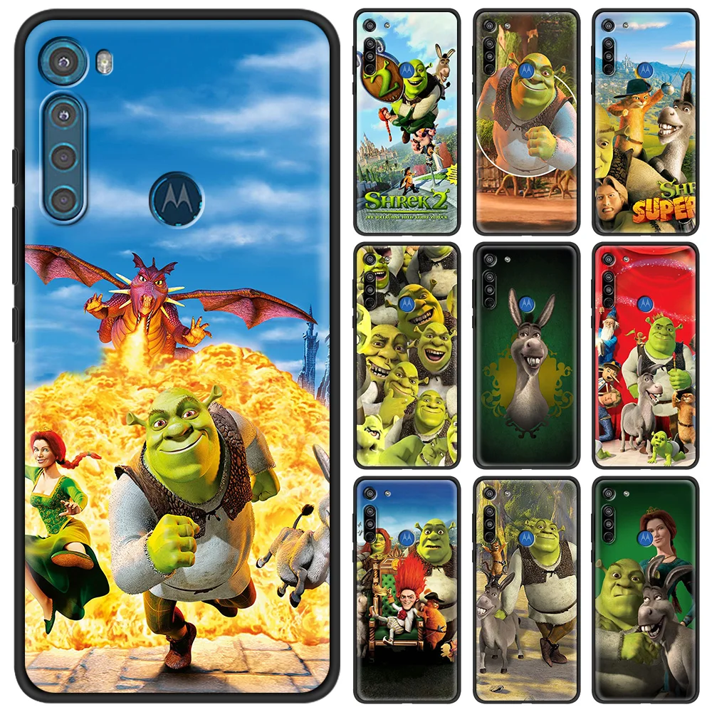 

Cartoon Moive Shrek Coon Silicone TPU Case for Motorola G8 G9 Power G10 G30 One Fusion Edge G Stylus E6S Play Plus Phone Cover
