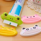 1 шт. устройство для зубной пасты дозатор пасты выдавливатель для зубной пасты с милыми животными пластиковый диспенсер для тюбиков аксессуары для ванной комнаты для детей