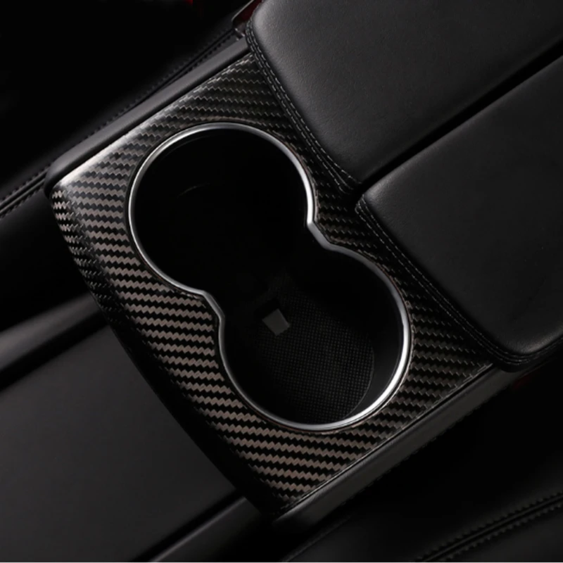 Настоящий углерод держатель стакана для воды из волокна декоративные блестки и